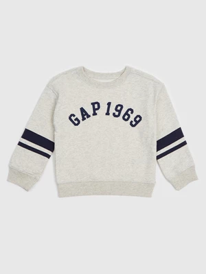 Light grey boys' brindle sweatshirt GAP