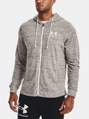 Under Armour Sweatshirt UA Rival Terry LC FZ-WHT - Men