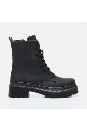 Hotiç Black Women's Flat Boots