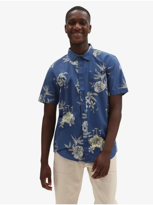 Dark blue men's floral shirt VANS - Men