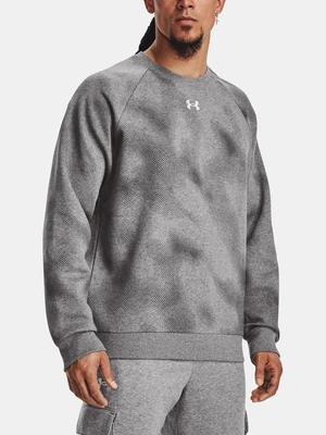 Under Armour Sweatshirt UA Rival Fleece Printed Crew-GRY - Men