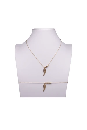 Stainless steel necklace G2211-1-6 gold