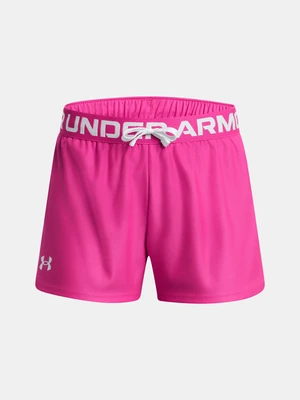 Under Armour Shorts Play Up Solid Shorts-PNK - Girls