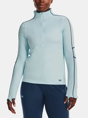 Světle modré dámské sportovní tričko se stojáčkem Under Armour UA Train CW 1/2 Zip