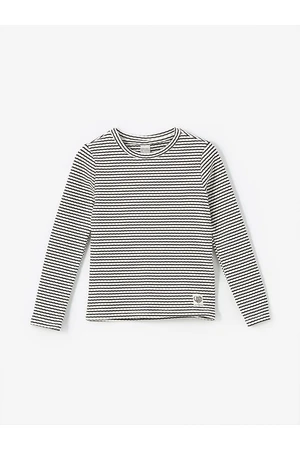 LC Waikiki LCW Crew Neck Striped Long Sleeve Girls T-Shirt