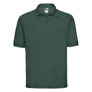 Men's Green Polycotton Polo Shirt Russell