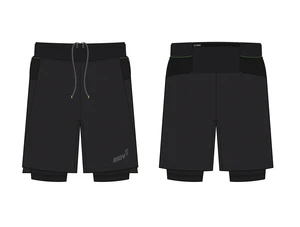 Men's Shorts Inov-8 Trailfly Ultra 7" 2in1 Short Black