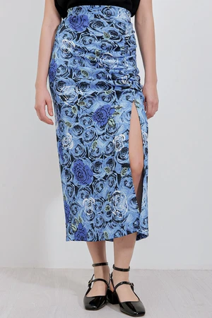 Bigdart 1880 Slit Skirt - Blue