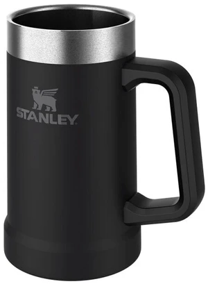 Stanley Big Grip Beer Stein Matte Black Pebble 700 ml Filiżanka