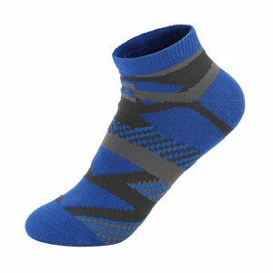 Children's low socks ALPINE PRO JERWO electric blue lemonade