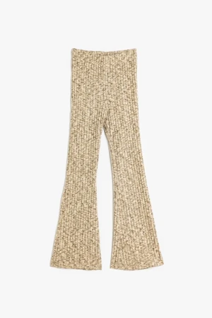 Koton Beige Melange Girl's Trousers