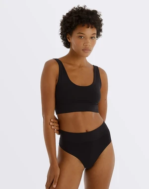 Organic Basics Smooth Bralette Black L