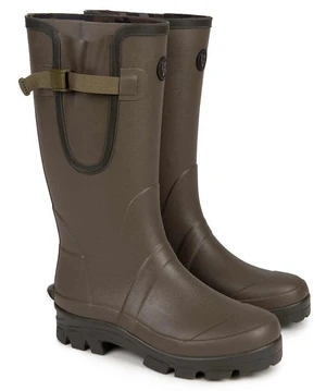 Fox Fishing Bottes de pêche Neoprene Lined Rubber Boots Camo/Khaki 41