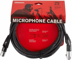 D'Addario Planet Waves PW MS 25 Negro 7,5 m Cable de micrófono