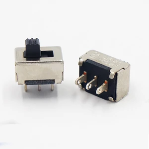 10pcs SS12E05 Toggle Switch Interruptor Mini Slide Switches 3pin feet Handle 5mm G5 SS-12E05