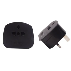 EU, US To UK 13A 3 Pin With Fused Conversion Plug Power Socket Power Plug Holiday Adaptor