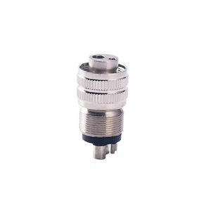 Easyinsmile Dental Handpiece Connector Turbine Adapter 4 Holes 2 Holes Changer For High Speed Handpiece Spare Parts