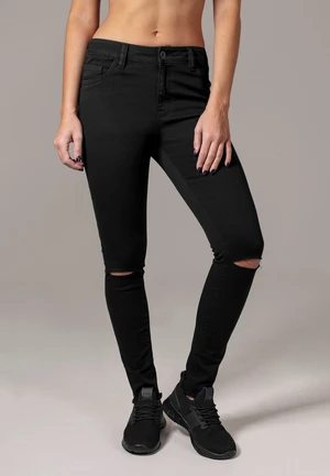 Women's jeans URBAN CLASSICS - black