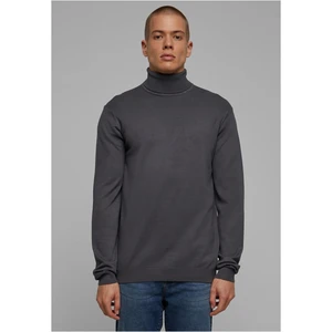 Knitted turtleneck dark grey