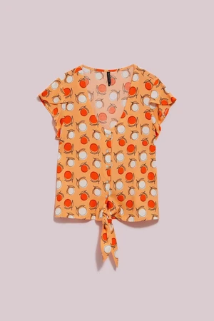 LADIES SHIRT L-KO-4052 PEACH