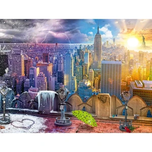 Ravensburger puzzle 160082 Mrakodrapy New Yorku 1500 dielikov