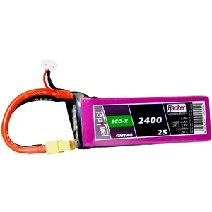 Hacker akupack Li-Pol 7.4 V 2400 mAh Počet článkov: 2 20 C SoftCase XT60