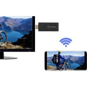 Renkforce renkCast 3 streamovacie HDMI zariadenie AirPlay, Miracast, DLNA, externá anténa