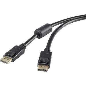 Renkforce DisplayPort prepojovací kábel #####DisplayPort Stecker, #####DisplayPort Stecker 10.00 m čierna RF-3433996 poz