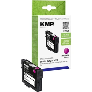 KMP Ink cartridge náhradný Epson T347334XL kompatibilná Single purpurová E224X 1637,4006