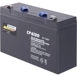 Conrad energy CE6V/12Ah 250153 olovený akumulátor 6 V 12 Ah olovený so skleneným rúnom (š x v x h) 151 x 94 x 50 mm ploc