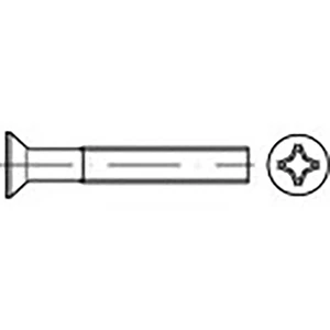 TOOLCRAFT  TO-6863094 zápustné skrutky M2.5 10 mm krížová dražka Philips DIN 965   ocel pozinkované 200 ks