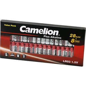 Camelion Plus LR03 mikrotužková batérie typu AAA  alkalicko-mangánová  1.5 V 36 ks