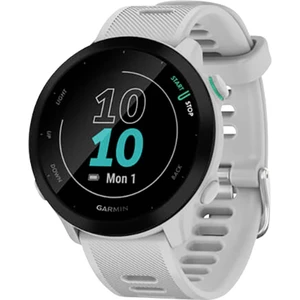 Garmin Forerunner 55 GPS hodinky pre bežcov  42 mm  biela