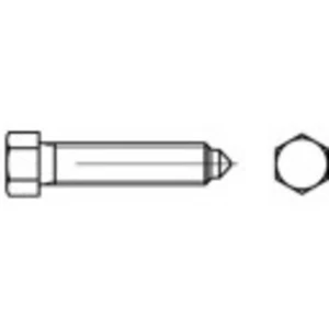 Šesťhranné skrutky TOOLCRAFT 109072 M6 DIN 564 12 mm oceľ 100 ks