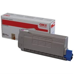 Toner OKI MC760/770/780, 6000 stran (45396302) červený Purpurový toner pro tiskárny OKI MC760/770/780 s výtěžností až 6 000 stránek