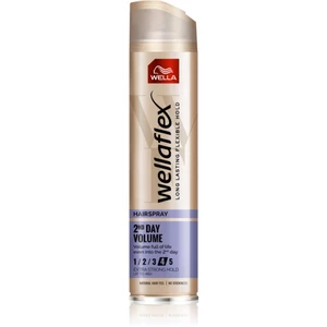 Wella Wellaflex 2nd Day Volume lak na vlasy so silnou fixáciou pre objem 250 ml