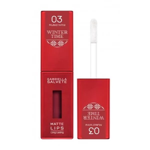 Gabriella Salvete Winter Time Matte Lips 4,5 ml rtěnka pro ženy 03 Mulled Wine tekutá rtěnka