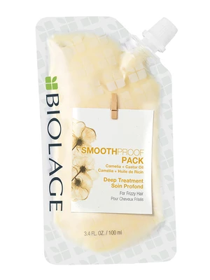 Hĺbková starostlivosť pre vlasy so sklonom ku krepovateniu Biolage SmoothProof Pack - 100 ml + darček zadarmo