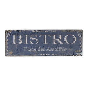 Plechová ceduľa Antic Line Bistro