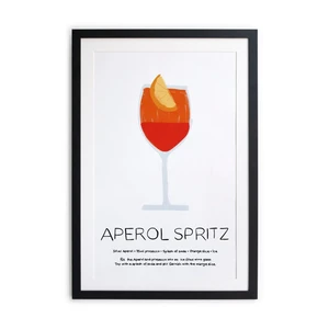 Zarámovaný plagát Really Nice Things Aperol, 40 × 50 cm