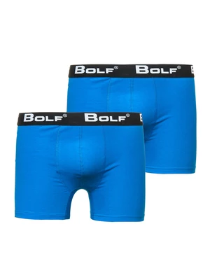 Modré pánske boxerky Bolf 0953-2P 2 PACK