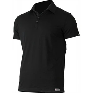 Lasting Pánské vlněné Merino POLO tričko ELIOT černé 160g Velikost: XXL