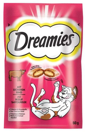 Dreamies Vankúšiky Hovädzie 60g