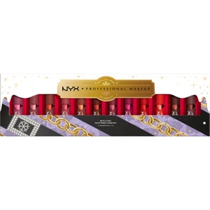 NYX Professional Makeup Limited Edition Xmass Mrs Claus Oh Deer Matte Lip Vault sada rtěnek (s matným efektem)