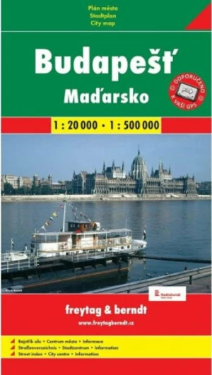 Budapešť + Maďarsko 1:20 000/1:500 000