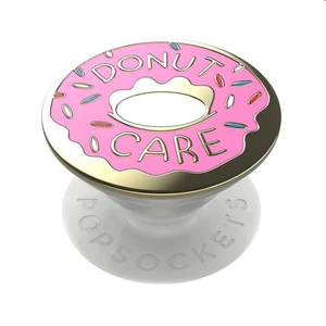 PopSockets univerzális tartó PopGrip Enamel Donut Pink