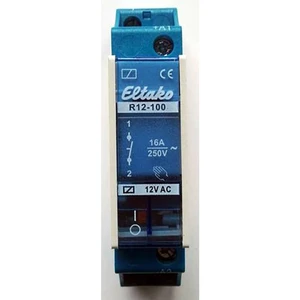 Eltako R12-100-12V spínacie relé Menovité napätie: 12 V Spínací prúd (max.): 8 A 1 spínací  1 ks