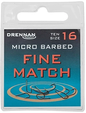 Drennan háčky fine match - velikost 20