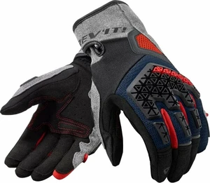 Rev'it! Gloves Mangrove Argintiu/Albastru 3XL Mănuși de motocicletă