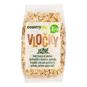 Vločky ječné 250 g BIO   COUNTRY LIFE